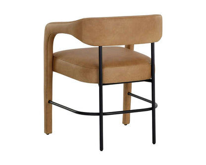 Sunpan - Westport Mavia Dining Armchair - Ludlow Sesame Leather - 111453 veiw 4