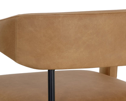 Sunpan - Westport Mavia Dining Armchair - Ludlow Sesame Leather - 111453 view 6