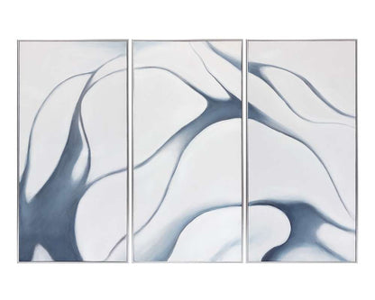 Sunpan - Meditation (Set Of 3) - 30in X 60in - Silver Floater Frame - A0366 veiw 1