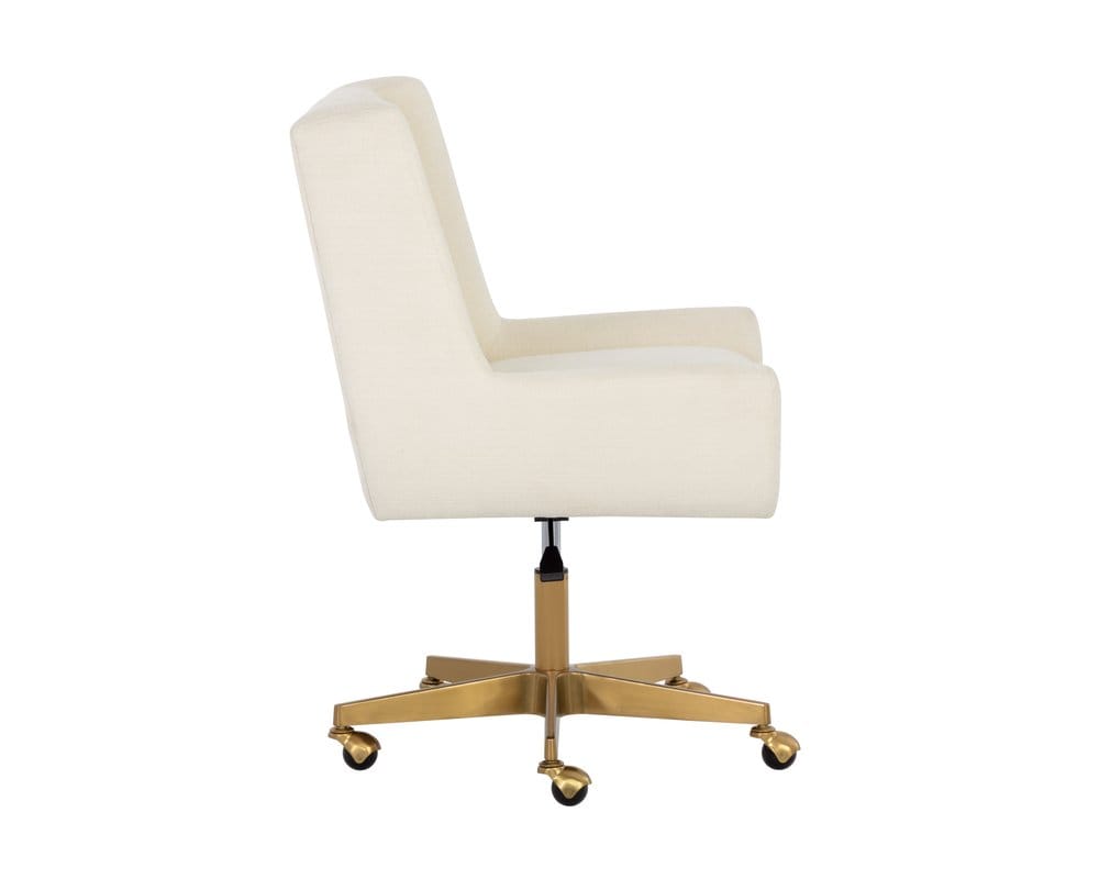 Sunpan - Mirian Office Chair - Zenith Alabaster - 107855 view 3