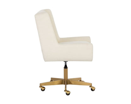 Sunpan - Mirian Office Chair - Zenith Alabaster - 107855 view 3