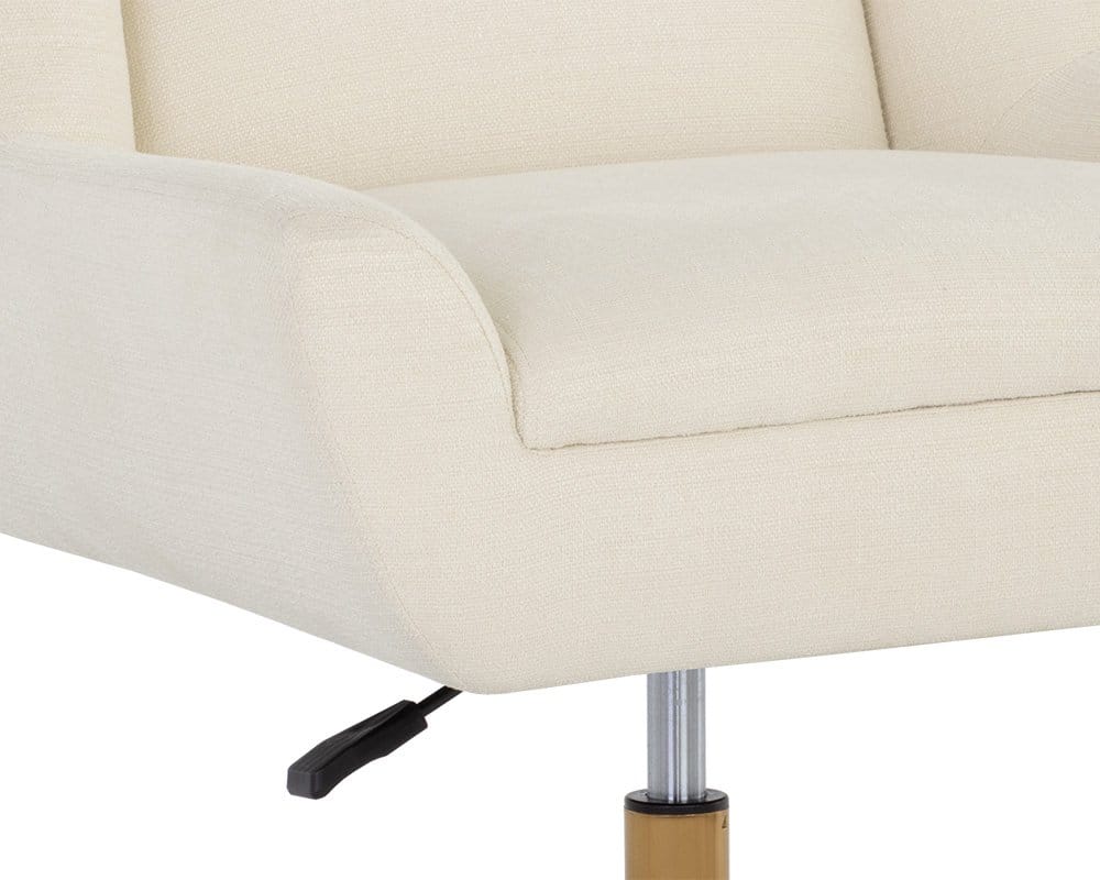 Sunpan - Mirian Office Chair - Zenith Alabaster - 107855 view 6