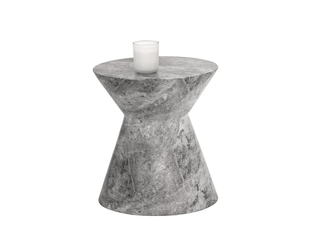 Sunpan - MIXT Astley End Table - Marble Look - Grey - 106496 view 1