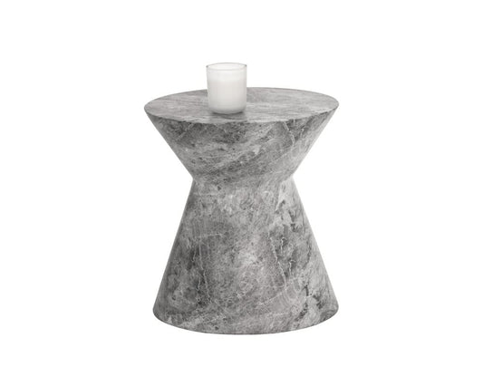Sunpan - MIXT Astley End Table - Marble Look - Grey - 106496 view 1