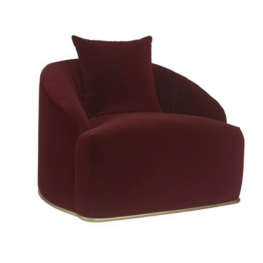Sunpan - MIXT Astrid Armchair - Merlot - 104138 view 1