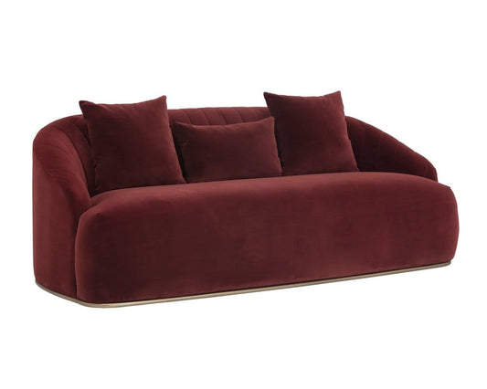 Sunpan - MIXT Astrid Sofa - Merlot - 103642 view 1
