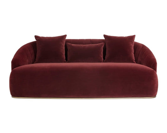 Sunpan - MIXT Astrid Sofa - Merlot - 103642 view 2