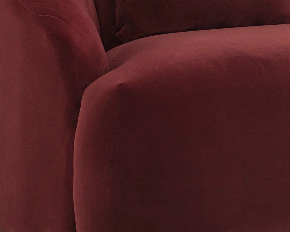 Sunpan - MIXT Astrid Sofa - Merlot - 103642 view 4