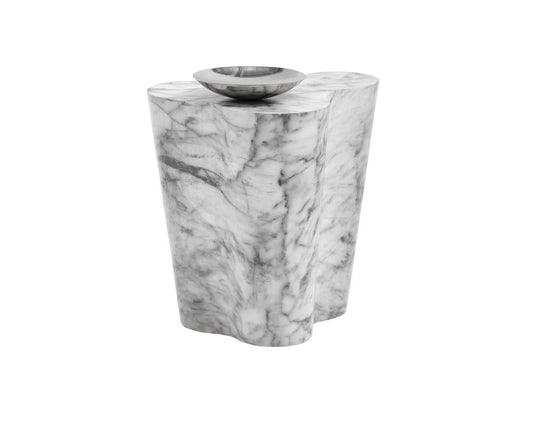 Sunpan - MIXT Ava End Table - Small - Marble Look - 103310 view 1