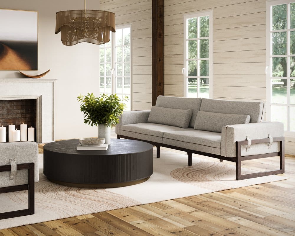 Sunpan - MIXT Belinda Sofa - Rhapsody Greige - 105447 view 7