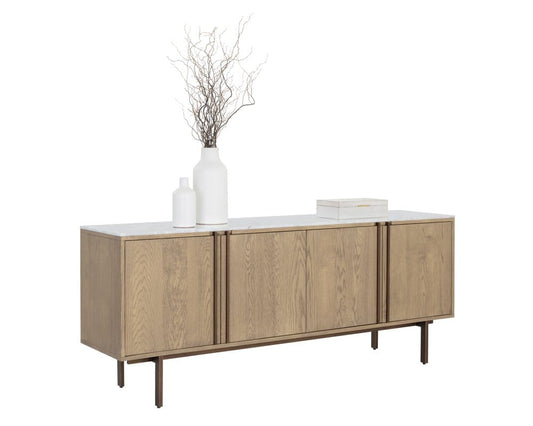 Sunpan - MIXT Briar Sideboard - Weathered Oak - 107442_CLOSEOUT view 1