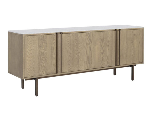 Sunpan - MIXT Briar Sideboard - Weathered Oak - 107442_CLOSEOUT view 2