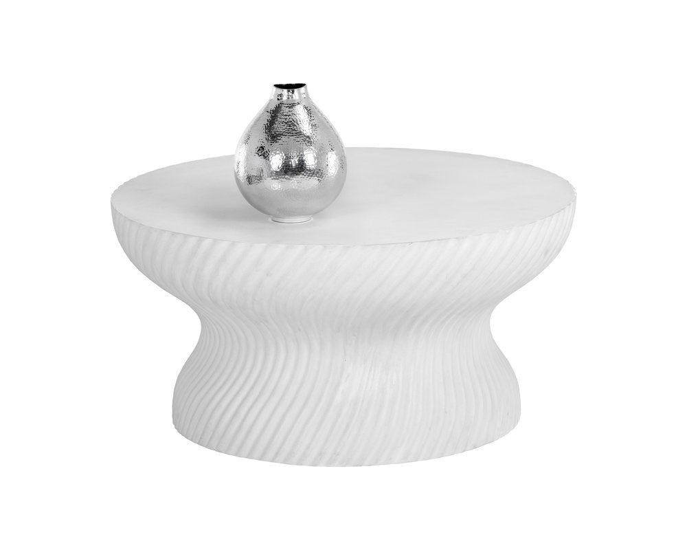 Sunpan - MIXT Cara Coffee Table - White - 107284_CLOSEOUT view 1