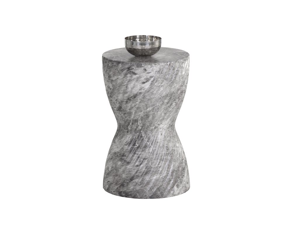 Sunpan - MIXT Cara End Table - Marble Look - Grey - 106775_CLOSEOUT view 1