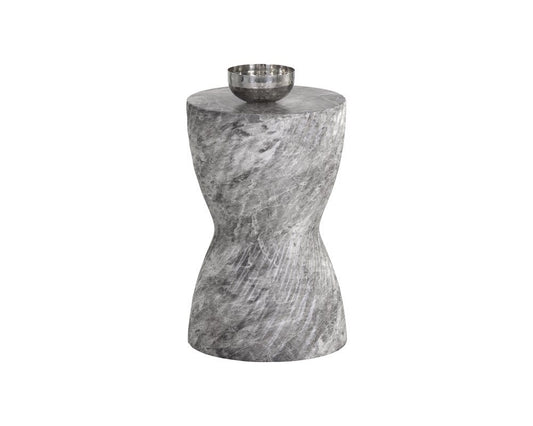 Sunpan - MIXT Cara End Table - Marble Look - Grey - 106775_CLOSEOUT view 1