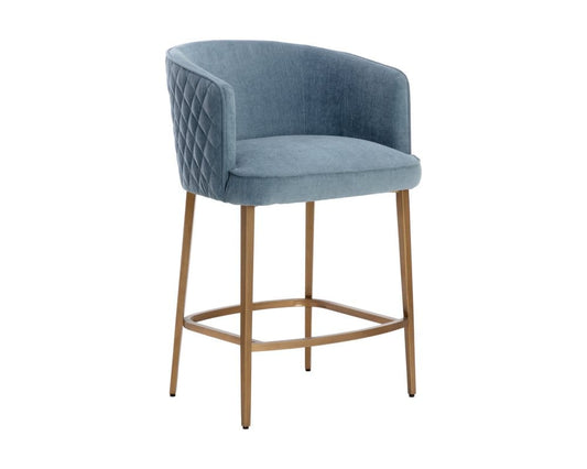 Sunpan - MIXT Cornella Counter Stool - Danny Iceberg - 109864 view 1