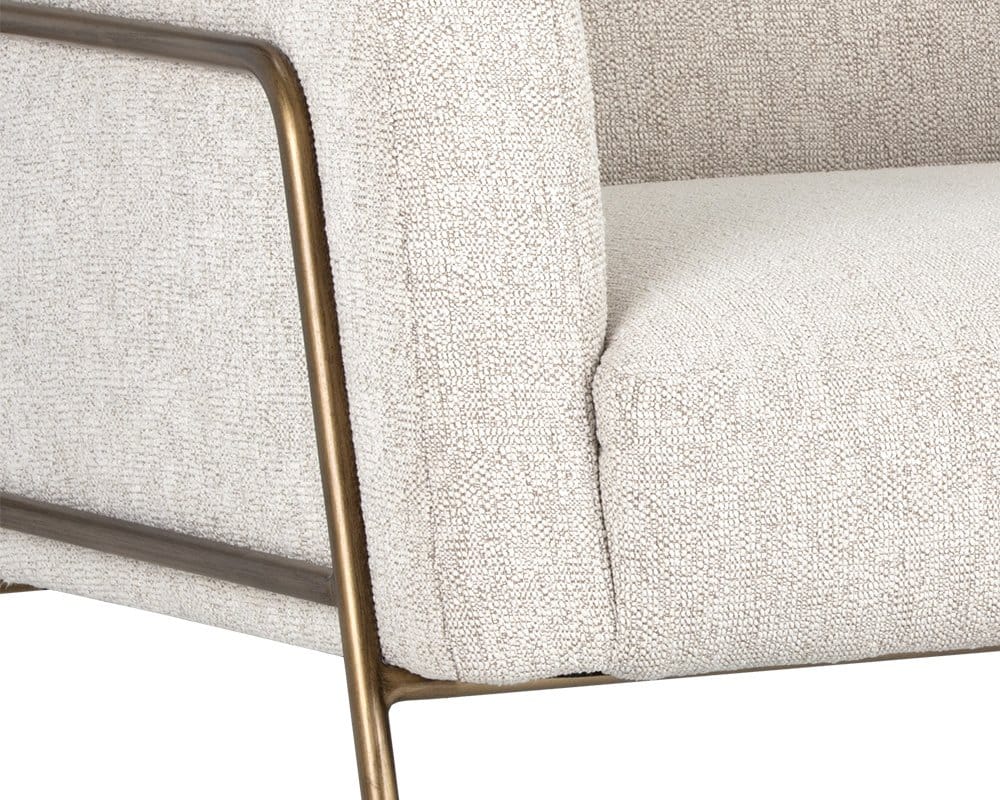 Sunpan - MIXT Cybil Lounge Chair - Dove Cream - 105017 view 5