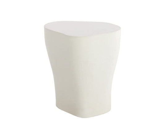 Sunpan - MIXT Dali End Table Large - White - 108568 view 2