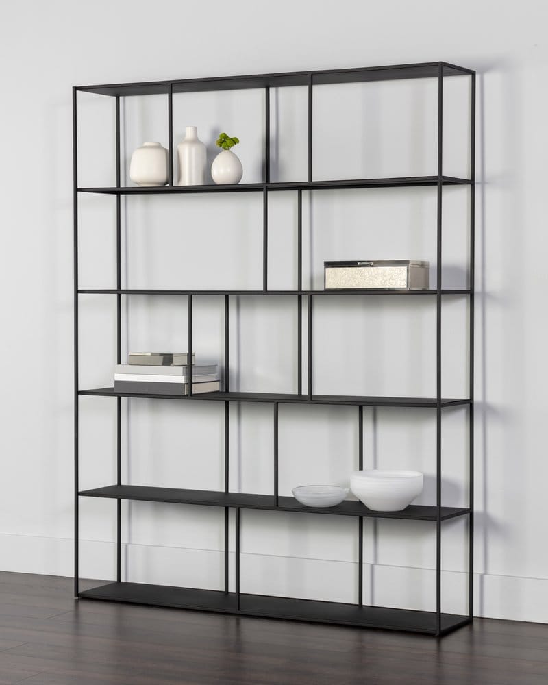 Sunpan - MIXT Eiffel Bookcase Extra Large - Black - 105939 view 3