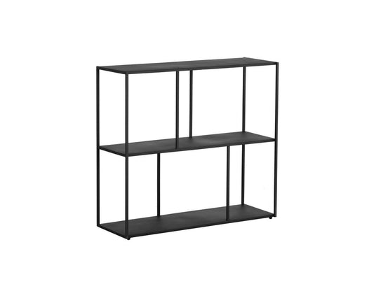 Sunpan - MIXT Eiffel Low Bookcase Medium - Black - 106601 view 2