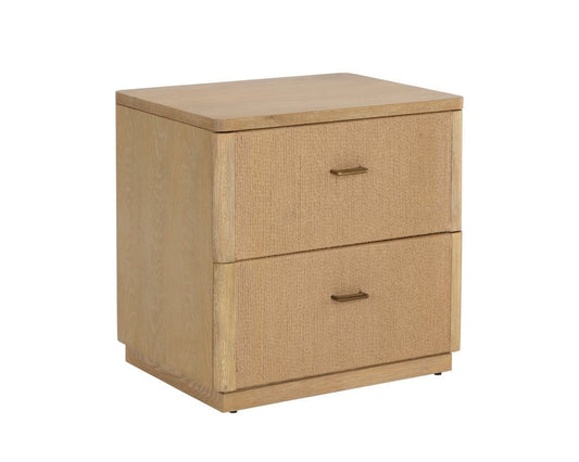 Sunpan - MIXT Etienne Nightstand - Rustic Oak - 110133_CLOSEOUT view 1