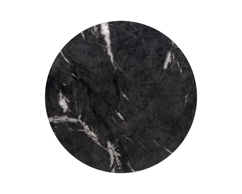 Sunpan - MIXT Goya End Table - Marble Look - Black - 105012 view 3