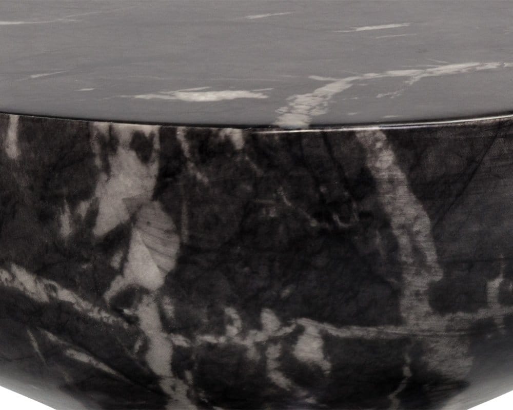 Sunpan - MIXT Goya End Table - Marble Look - Black - 105012 view 4