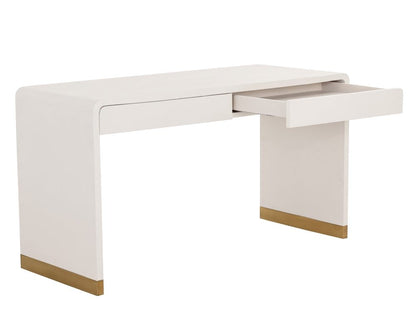 Sunpan - MIXT Ilona Desk - Oyster Shagreen - 109022 view 3