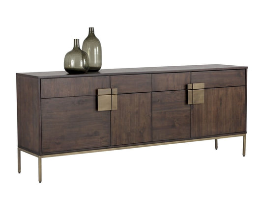 Sunpan - MIXT Jade Sideboard - Antique Brass - Dark Mango - 102927 view 1