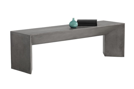 Sunpan - MIXT Nomad Bench - Grey - 102191 view 1