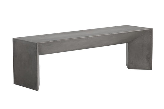 Sunpan - MIXT Nomad Bench - Grey - 102191 view 2