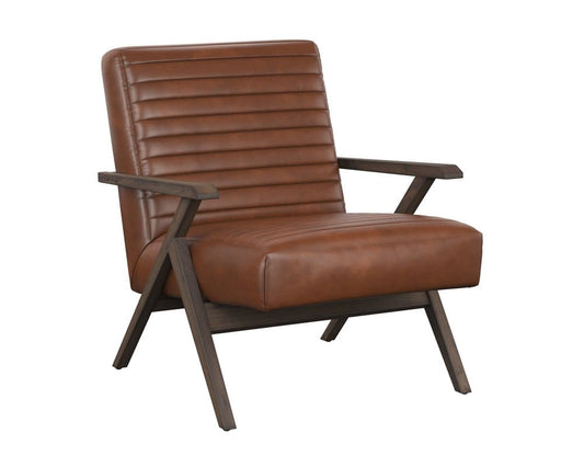 Sunpan - MIXT Peyton Lounge Chair - Bravo Cognac - 110241 view 1