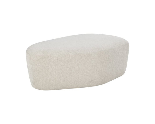 Sunpan - MIXT Soraya Ottoman - Dove Cream - 107453 view 1