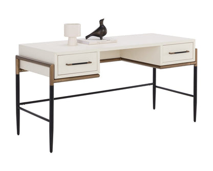 Sunpan - MIXT Weldrick Desk - Oyster - 110814 view 1