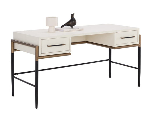 Sunpan - MIXT Weldrick Desk - Oyster - 110814 view 1