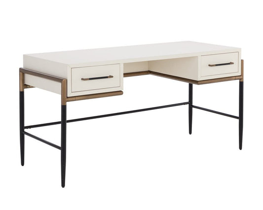 Sunpan - MIXT Weldrick Desk - Oyster - 110814 view 2