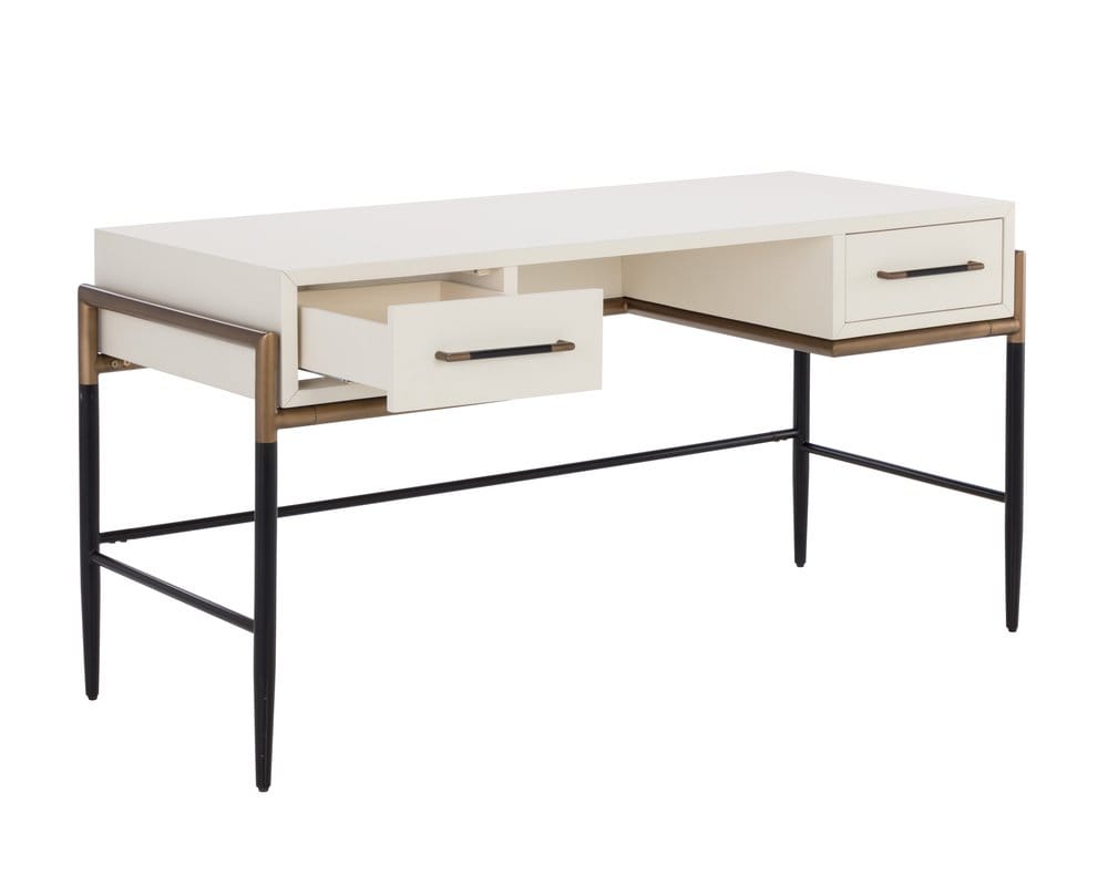 Sunpan - MIXT Weldrick Desk - Oyster - 110814 view 4
