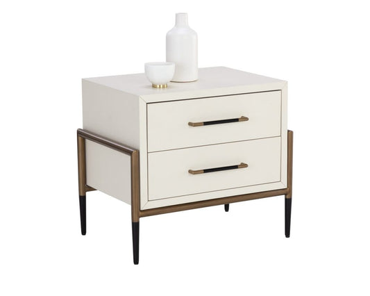 Sunpan - MIXT Weldrick Nightstand - Oyster - 110813 view 1