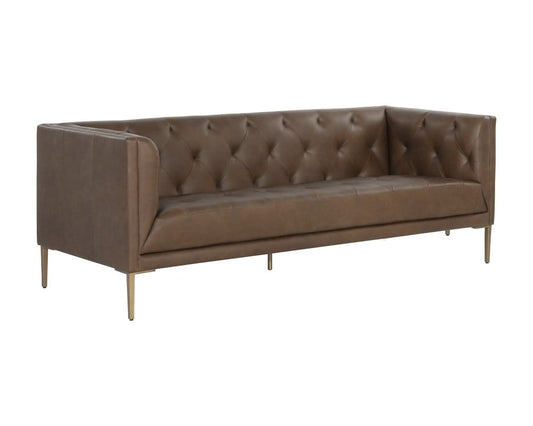 Sunpan - MIXT Westin Sofa - Vintage Caramel Leather - 106287 view 1