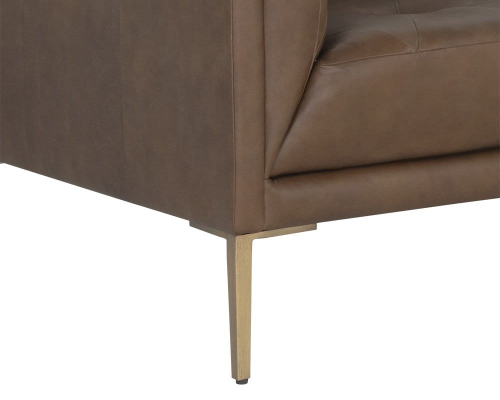Sunpan - MIXT Westin Sofa - Vintage Caramel Leather - 106287 view 4