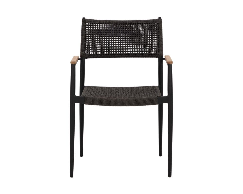 Sunpan - Nava Stackable Dining Armchair - Black (Set Of 2) - 111091 view 2