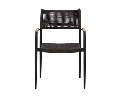 Sunpan - Nava Stackable Dining Armchair - Black (Set Of 2) - 111091 view 2
