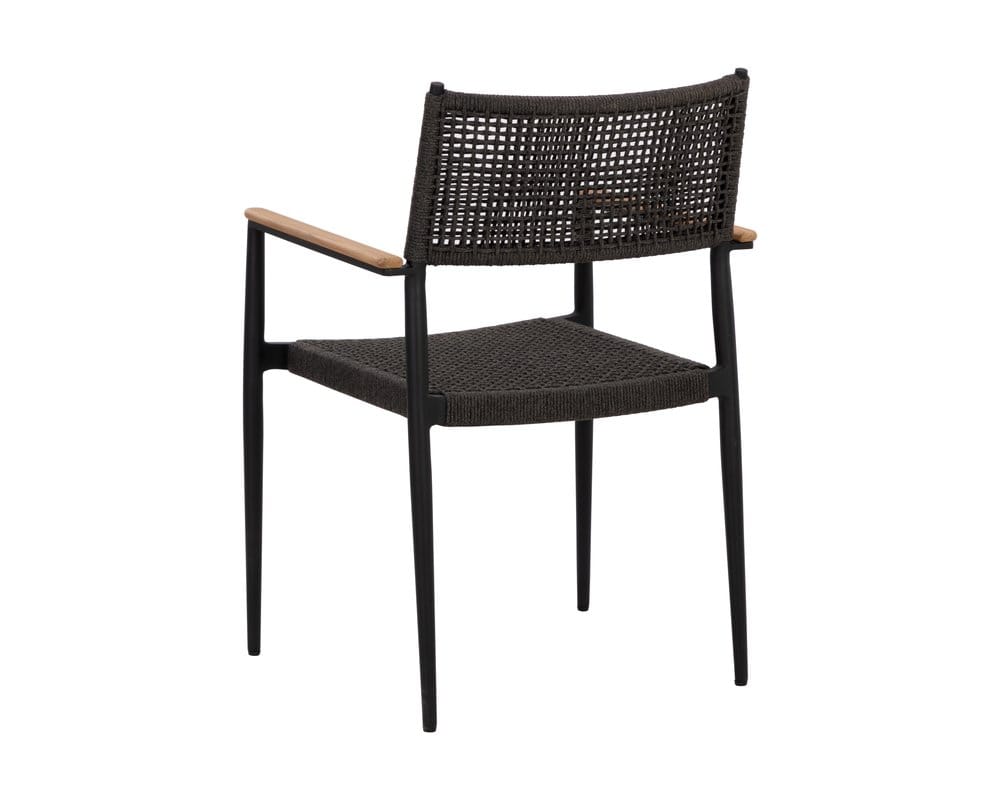 Sunpan - Nava Stackable Dining Armchair - Black (Set Of 2) - 111091 view 4