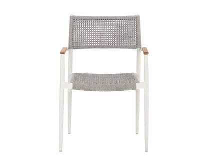 Sunpan - Nava Stackable Dining Armchair - White (Set Of 2) - 111090 view 2