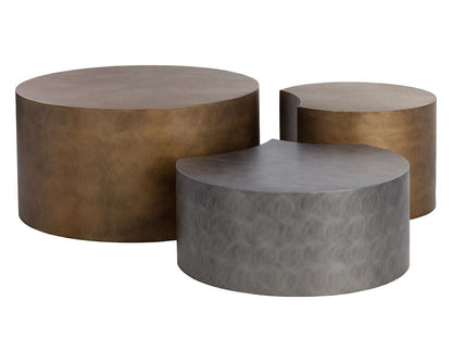 Sunpan - Neo Coffee Tables (Set Of 3) - Antique Brass - 108210 veiw 3