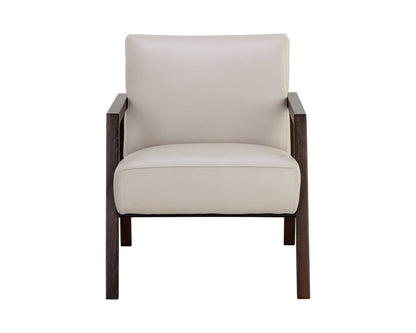 Sunpan - Neymar Lounge Chair - Linea Light Grey Leather - 107703_CLOSEOUT view 4