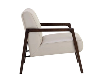 Sunpan - Neymar Lounge Chair - Linea Light Grey Leather - 107703_CLOSEOUT view 5