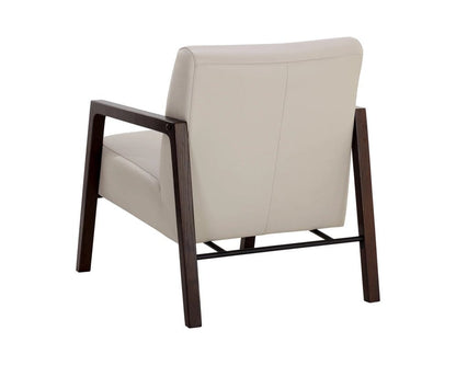 Sunpan - Neymar Lounge Chair - Linea Light Grey Leather - 107703_CLOSEOUT view 7