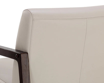 Sunpan - Neymar Lounge Chair - Linea Light Grey Leather - 107703_CLOSEOUT view 16