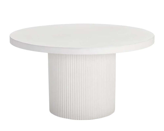 Sunpan - Nicolette Dining Table - White 55in - 109643 veiw 2